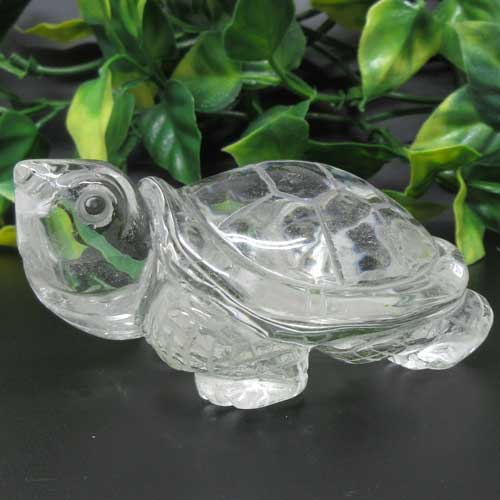 【天然石】亀☆風水☆縁起物☆水晶☆健康☆長寿☆金運☆動画あり