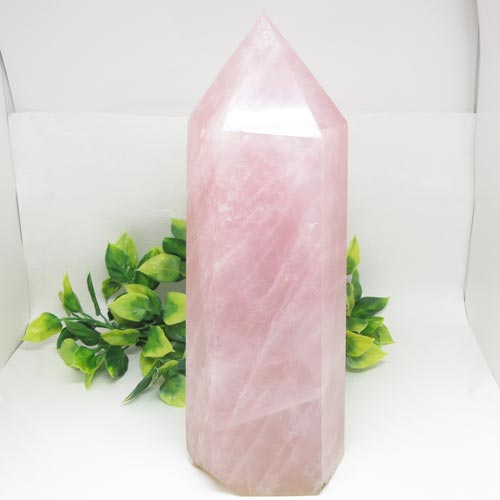 【天然石】ローズクォーツ☆ポイント☆約30センチ☆約4.3キロ☆モザンビーク産☆BIG★