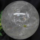 【天然石】水晶丸玉☆約12.4センチ☆2.6Kg☆浄化と癒し☆クリスタルボール☆台座サービス☆動画あり☆