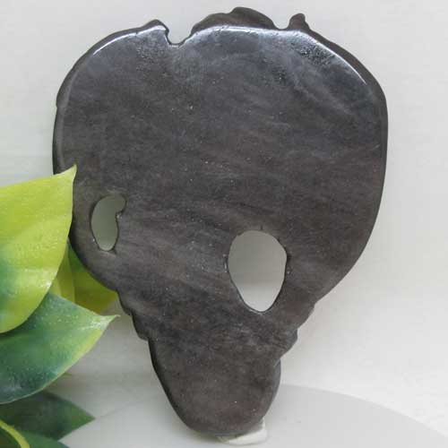 【天然石】オブシディアン☆黒曜石☆シルバー☆ドラゴン☆手彫り☆彫刻☆動画あり