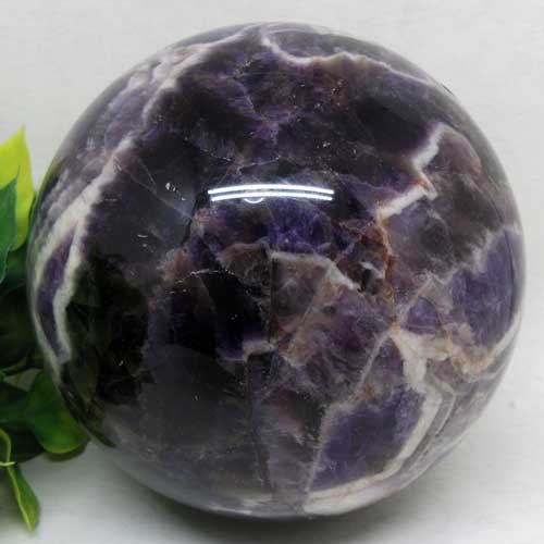 【天然石】アメジスト☆丸玉☆約12.5センチ☆アメシスト☆紫の静寂☆精神の安定☆動画あり