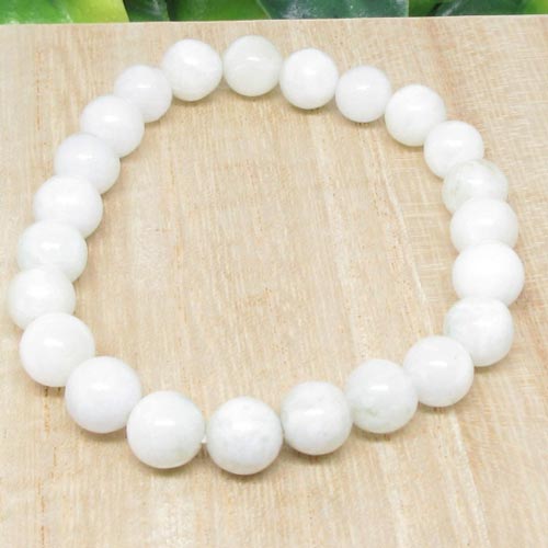 【天然石】日本の国石☆糸魚川☆翡翠☆白☆8ミリ☆産地証明書☆再入荷☆現品1点☆