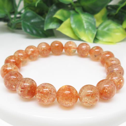 【天然石】太陽神の象徴☆サンストーン☆10ミリ☆キラキラ☆輝く☆