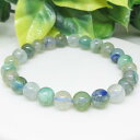 【天然石】アズライト☆マラカイト☆インクォーツ☆約8ミリ☆珍しい☆