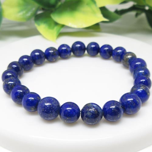 【天然石】ラピスラズリ☆7.5〜8.5ミリ☆瑠璃☆アフガニスタン産☆聖なる石☆ポスト投函☆