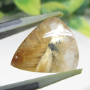 【天然石】太陽ルチルクォーツ☆ルース☆10.48ct☆ブラジル☆鑑賞☆コレクション☆動画あり