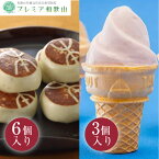 【P最大8倍★お買い物マラソン】 和菓子 スイーツ 饅頭 本ノ字饅頭6個とこしあんのソフトクリーム3個セット 和菓子屋 老舗 まんじゅう ギフト お菓子