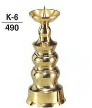 太ダルマ灯立　（1本）磨き3.5寸