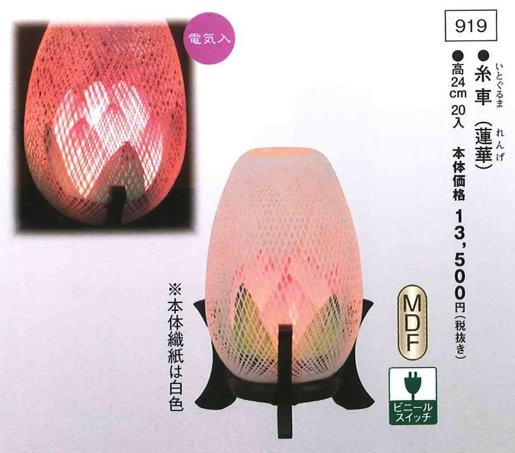 糸車（蓮華） （高24cm）