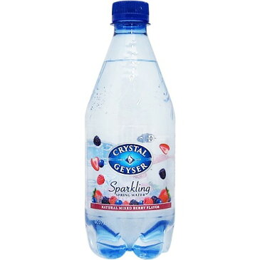 クリスタルガイザー スパークリング ベリー （無果汁・炭酸水）(532ml*24本入)【クリスタルガイザー(Crystal Geyser)】