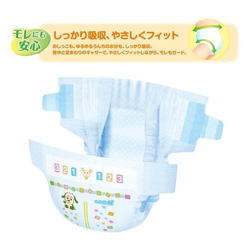 グーン まっさらさら通気 テープタイプ Mサイズ(80枚入)【グーン(GOO.N)】[おむつ トイレ ケアグッズ オムツ]