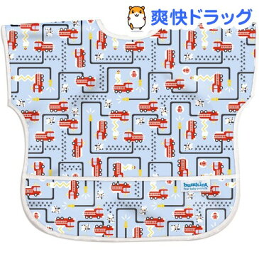 バンキンス ジュニアビブ USA発食事用防水ジュニアビブ 1〜3歳 ファイヤーエンジン(1枚入)【バンキンス(bumkins)】