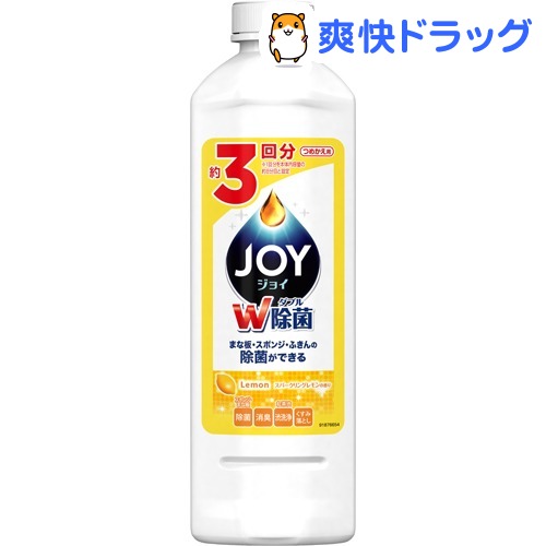 除菌ジョイ コンパクト スパークリングレモンの香り つめかえ用(440ml)【ジョイ(Joy)】