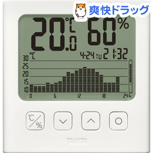 グラフ付きデジタル温湿度計 TT-581(1個)