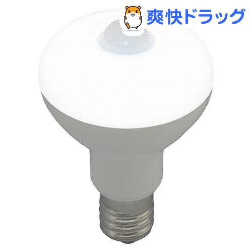 LED電球 レフランプ形 E17 40形相当 人感・明暗センサー付 昼光色 LDR4D-W／S-E17 9(1個)【OHM】