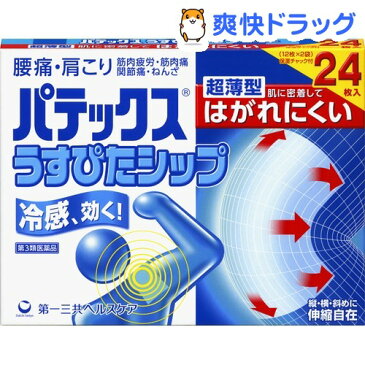 【第3類医薬品】パテックス うすぴたシップ(24枚入)【パテックス】