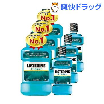 薬用リステリン クールミント 増量セット(1L+250ml*3コセット)【LISTERINE(リステリン)】[マウスウォッシュ]