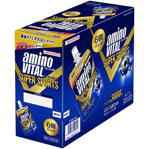 アミノバイタル ゼリー スーパースポーツ(100g*6コ入*3コセット)【アミノバイタル(AMINO VITAL)】