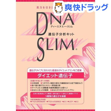 DNAスリム ダイエット遺伝子分析キット 口腔粘膜用(1コ入)