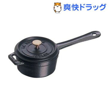 ストウブ スモール ソースパン ブラック 10cm 40509-537(1コ入)【ストウブ】