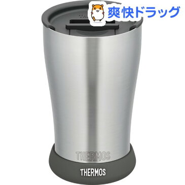 サーモス 真空断熱タンブラー JDE-420 フタ・ソコカバーセット ブラック(420ml)【サーモス(THERMOS)】
