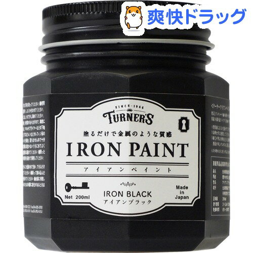 ターナーアイアンペイント アイアンブラック(200ml)【ターナー】