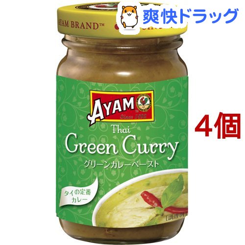 アヤム グリーンカレーペースト(100g*4コセット)【アヤム】