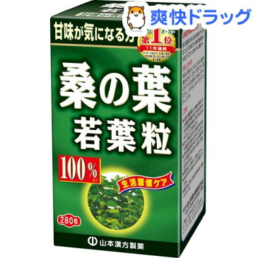 山本漢方 桑の葉若葉粒 100％(280粒)【山本漢方 青汁】