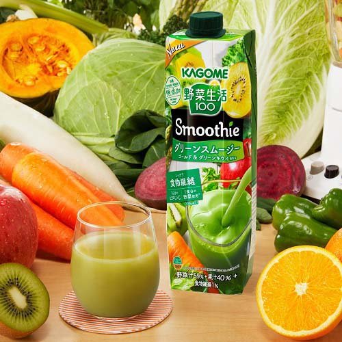 野菜生活100 Smoothie グリーンスムージーMix(1000g*12本セット)【野菜生活】