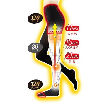 スリムウォーク 美脚タイツ あったか満足プラス M〜Lサイズ ブラック(1足)【スリムウォーク】