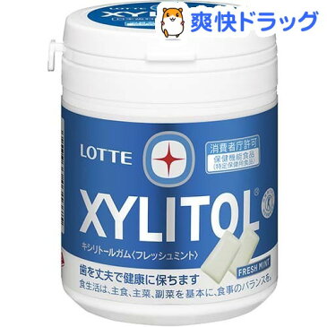 キシリトール ガム フレッシュミント ファミリーボトル(143g)【キシリトール(XYLITOL)】