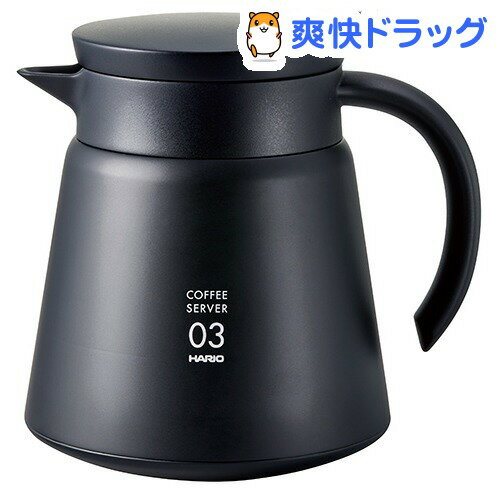 ハリオ V60保温ステンレスサーバー800 ブラック(1コ入)【ハリオ(HARIO)】