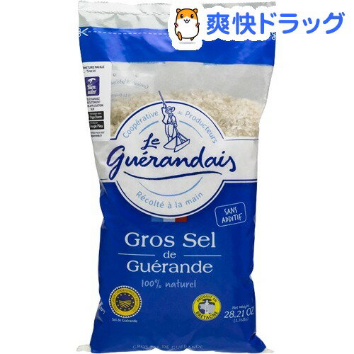 ゲランドの塩 粗塩(800g)【オルタートレードジャパン】