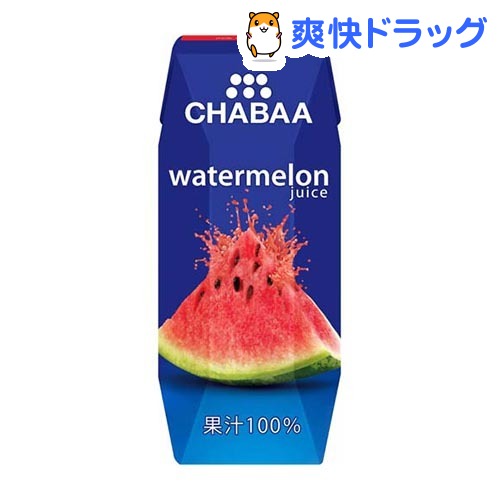 チャバ 100％ジュース ウォーターメロン(180ml×36本)