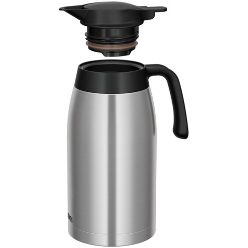 サーモス ステンレスポット 2L ステンレスブラック TTB-2000 SBK(1個)【サーモス(THERMOS)】