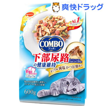 コンボ 猫下部尿路の健康維持 まぐろ味・減塩かつお節添え(120g*5袋入)【コンボ(COMBO)】[キャットフード]