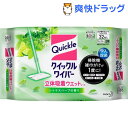 クイックルワイパー 立体吸着 ウエットシート シトラスハーブの香り(32枚入)【クイックルワイパー】