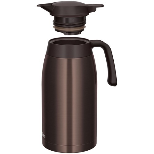 サーモス ステンレスポット 2L ダークブラウン TTB-2000 DBW(1個)【サーモス(THERMOS)】