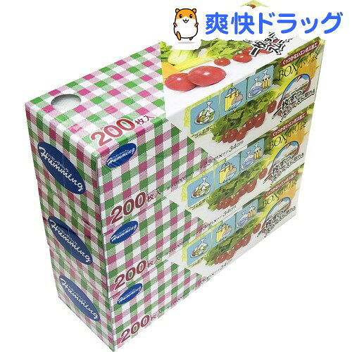 ボックスポリ袋(200枚*3P)