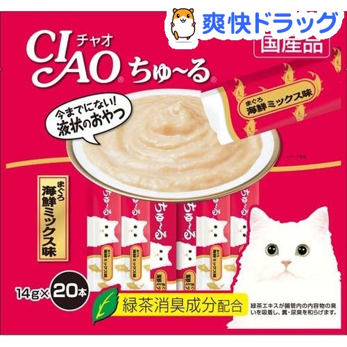 いなばチャオちゅ～るまぐろ海鮮ミックス味