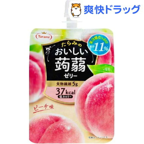 おいしい蒟蒻ゼリー ピーチ味(150g*6コ入)【たらみ】