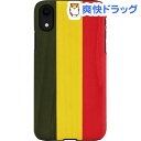 マンアンドウッド iPhone XR 天然木ケース レゲエ I13878i61(1個)【マン&ウッド(Man&Wood)】