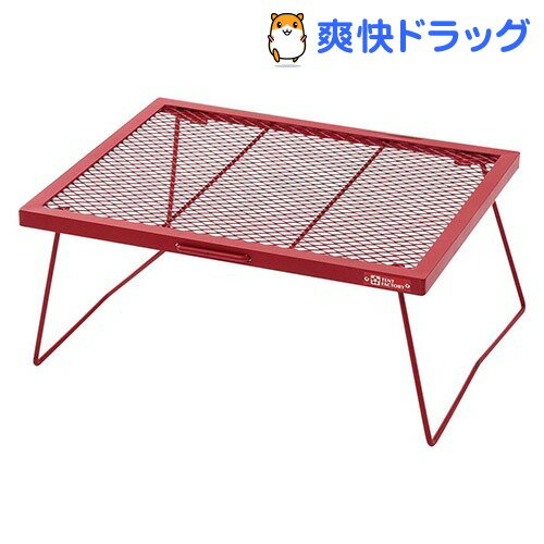 テントファクトリー スチールワークス FDテーブル 600 RED(1コ入)【テントファクトリー】