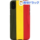 マンアンドウッド iPhone X 天然木ケース レゲエ I10487i8(1コ入)【マン&ウッド(Man&Wood)】