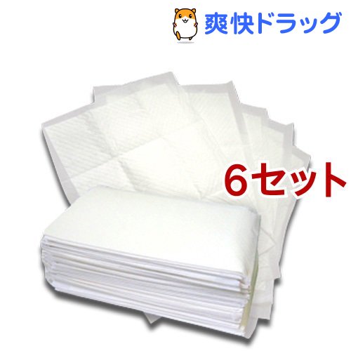 ペットシーツ レギュラー 厚型 炭入り(100枚入*6コセット)【オリジナル ペットシーツ】