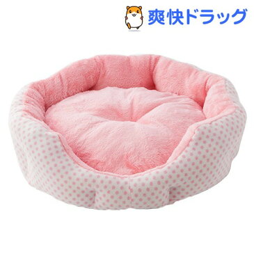 PuChiko ドーナツベッド ドットピンク M(1コ入)【PuChiko】