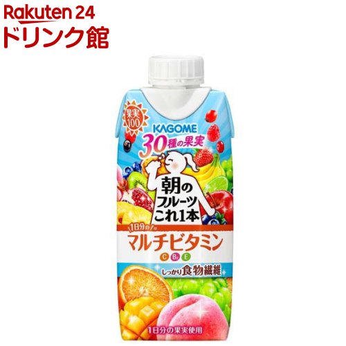 朝のフルーツこれ一本マルチビタミン(330ml×12本入)【野菜生活100 smoothie】のサムネイル
