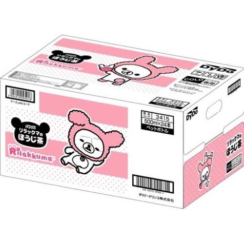 ダイドー リラックマのほうじ茶(500ml*24本入)【ダイドー】