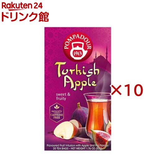 Straight - ポンパドール ターキッシュアップル(20袋入×10セット(1袋2.5g))