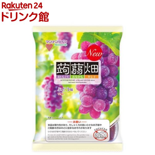 蒟蒻畑 ぶどう味(12個*12袋入)【蒟蒻畑】[こんにゃくゼリー おやつ デザート 小腹満たし お弁当]のサムネイル